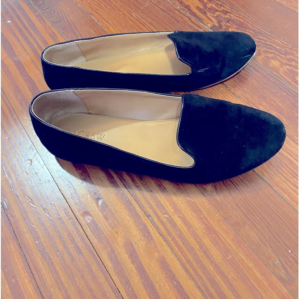J. Crew Black flats. Size 10. Great condition. Offers accepted!!